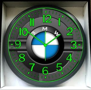 BMW Glow In The Dark Wall Clock New!